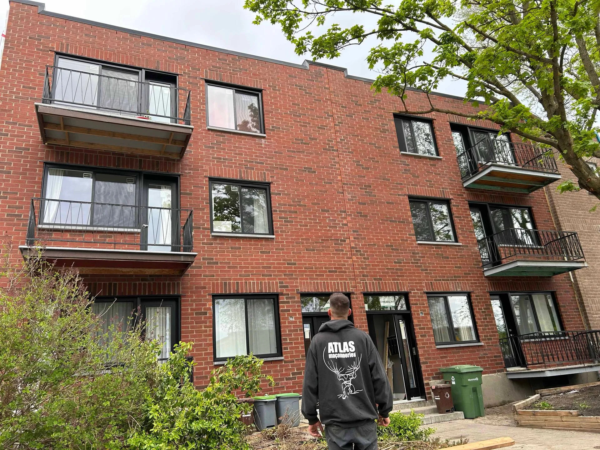 Travaux de maçonnerie à Mascouche – pose de briques